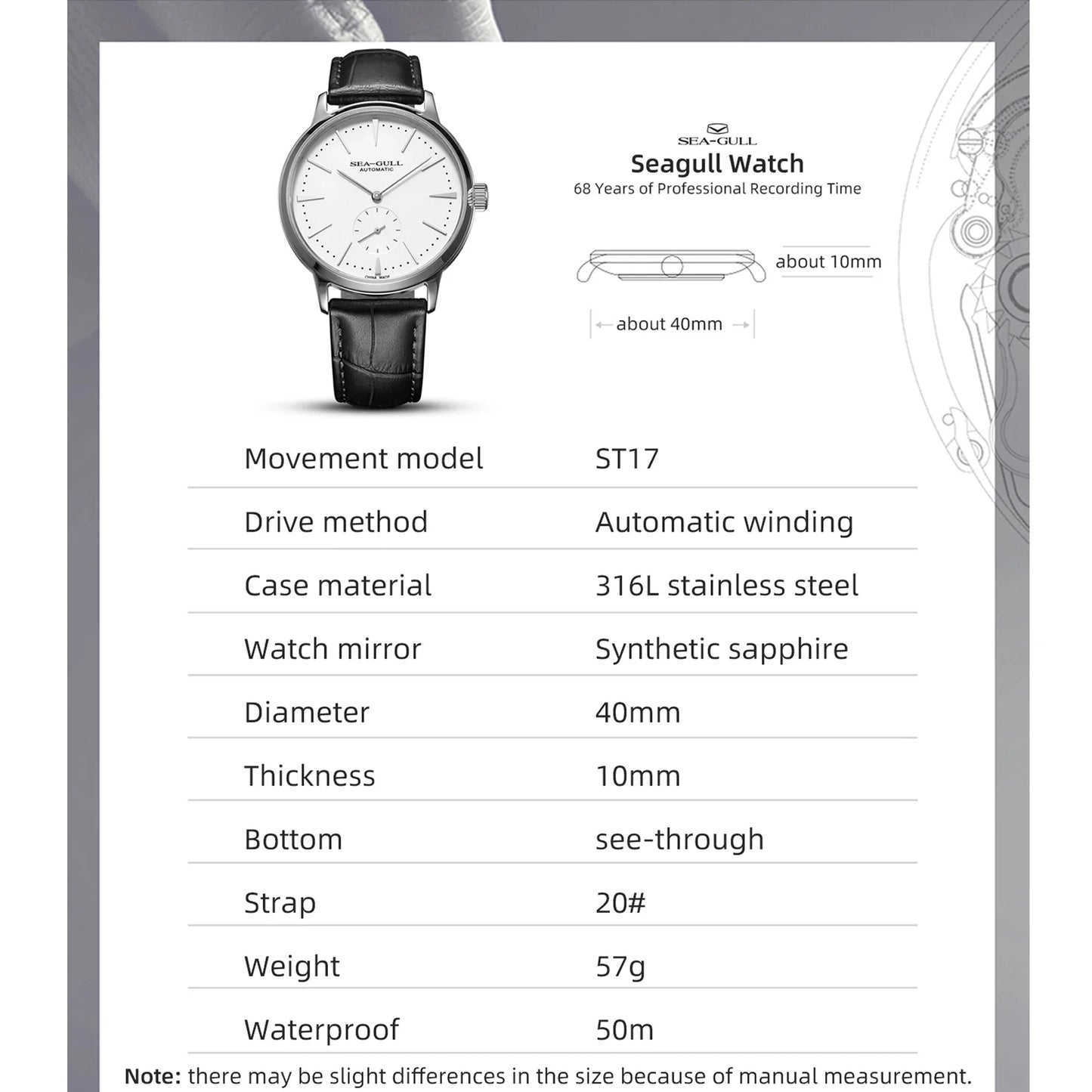 Reloj elegante